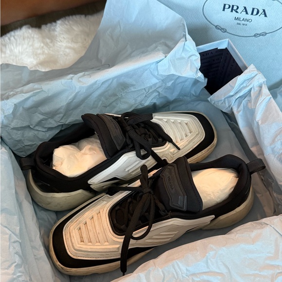Prada “Techno” Stretch Chunky Sneakers with Box - Picture 2 of 6